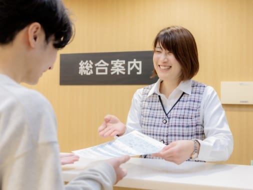 受付の様子