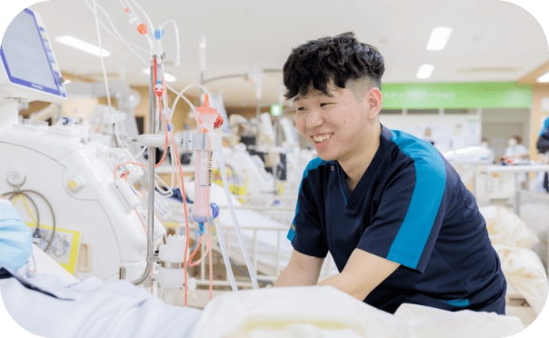 透析室での様子